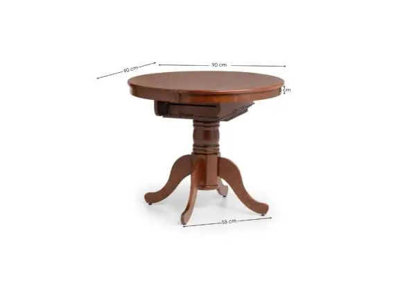 Canterbury Round Extending Table and 4 Canterbury Chairs - Image 4