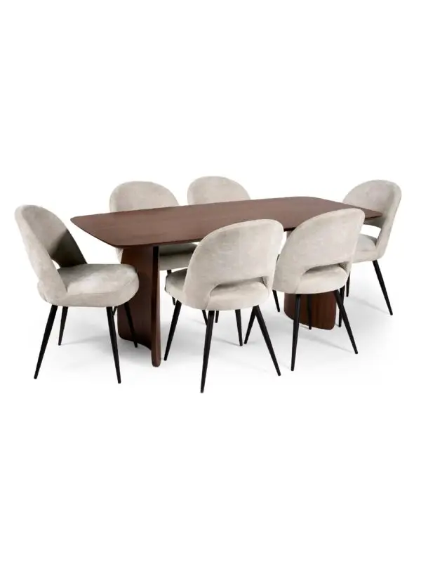 Set Of 2 Ella Dining Chairs - Calico - Image 4