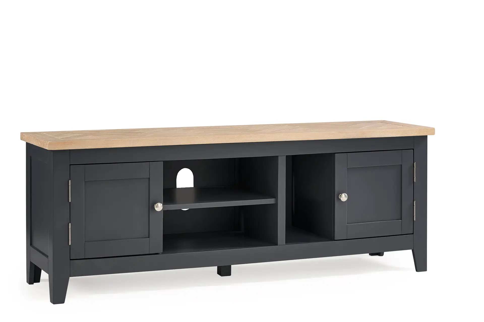 Bordeaux Tv Unit Dark Grey - Image 2