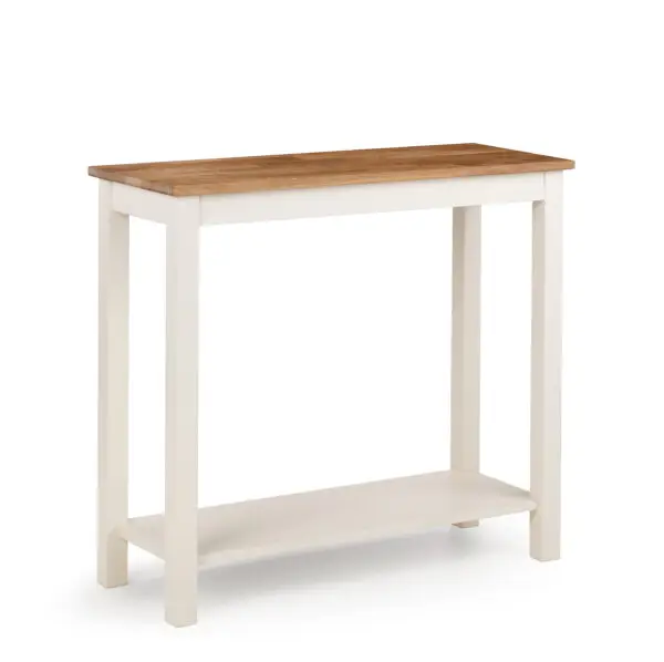 Coxmoor 90cm Console Table - Ivory & Oak