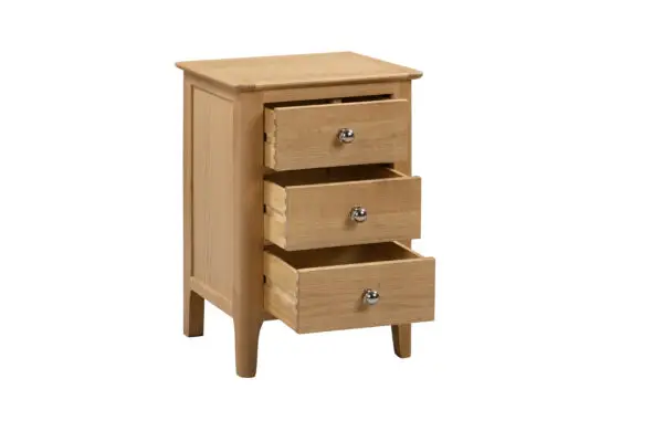 Cotswold 3 Drawer Bedside - Image 3