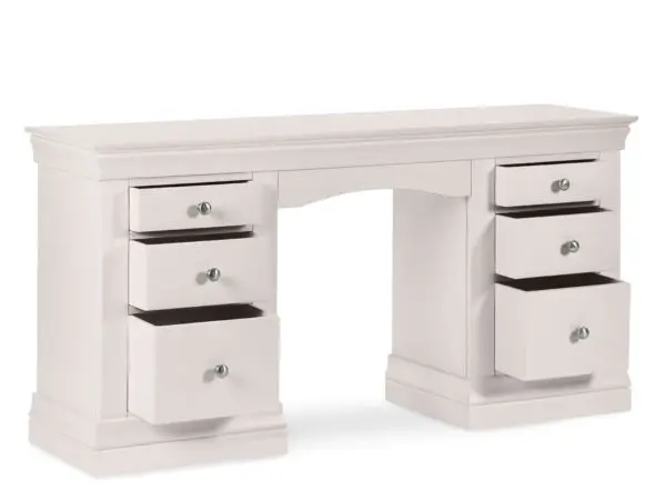 Clermont Dressing Table - Light Grey - Image 4