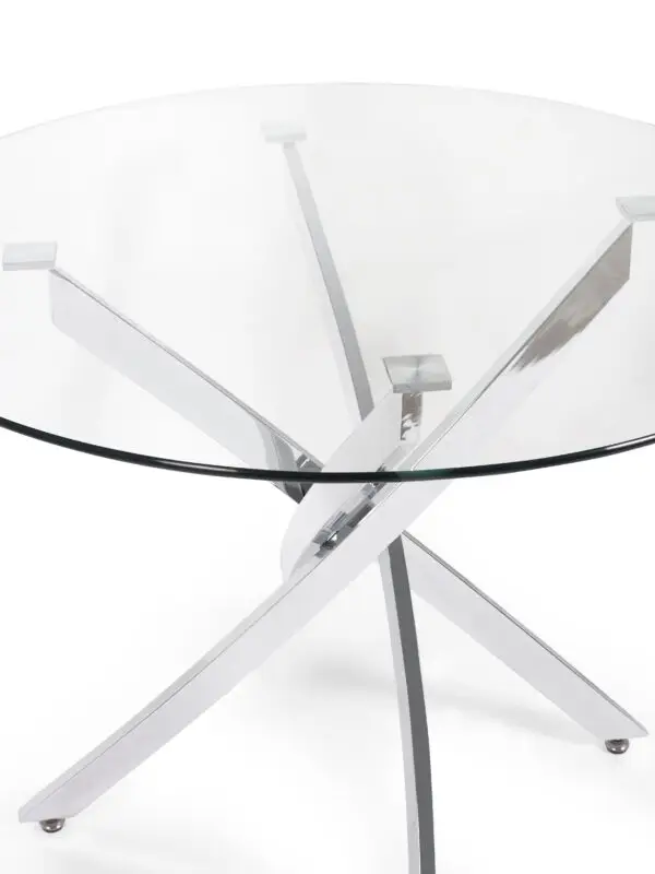 Anderson Round Glass Dining Table - Image 6