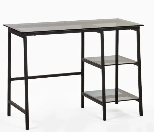 Chicago Desk Smoked Glass - Image 2