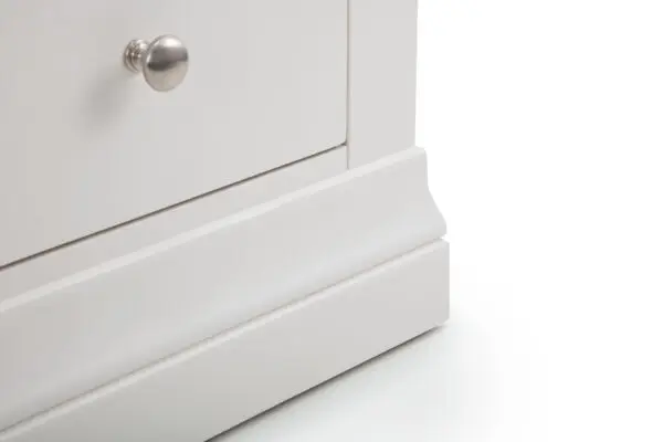 Clermont 2 Drawer Bedside - Surf White - Image 6