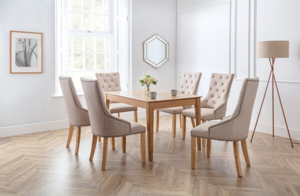 Cotswold Dining Table and 6 Loire Chairs - Image 4
