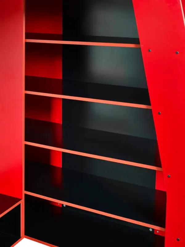 Eagle Single 90cm Gaming Highsleeper - Black and Red - Image 16