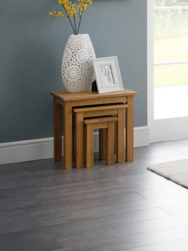 Coxmoor Nest Of 3 Tables - Oak