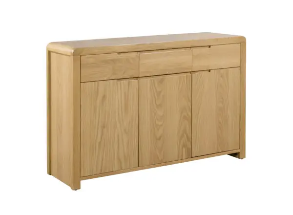 Curve Oak Sideboard - Image 2