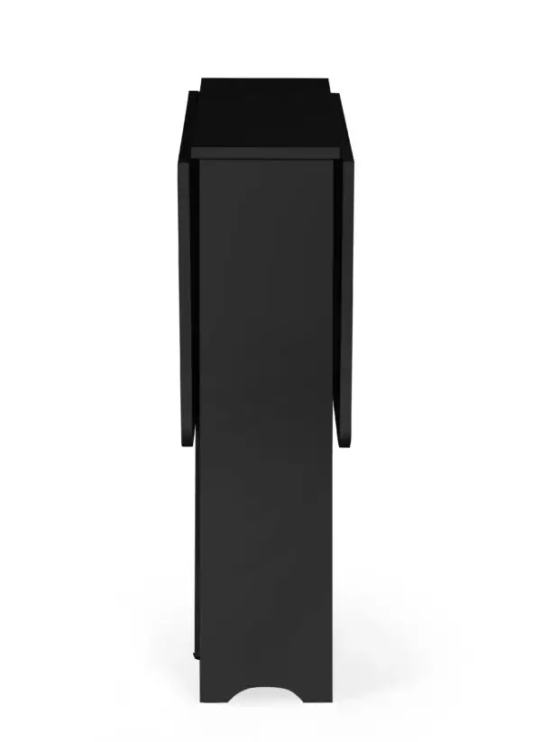 Gatan Small Gateleg Table With 2 Chairs - Black - Image 13