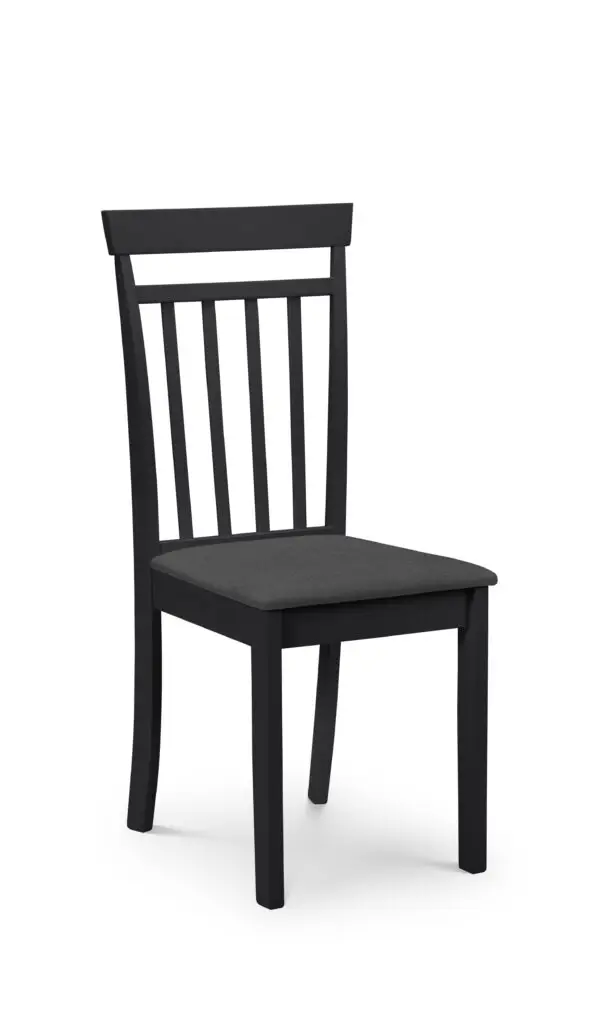 Coast Black Dropleaf Table and 2 Black Coast Chairs - Image 2