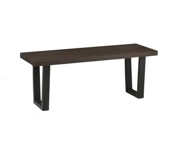 Brooklyn Bench - Dark Oak - Image 2
