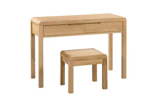 Curve 2 Drawer Dressing Table & Stool - Image 2