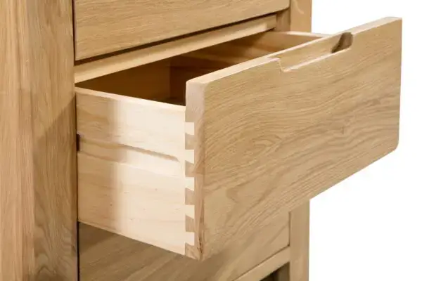 Curve 3 Drawer Bedside - Image 7