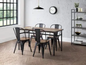 Grafton Square Table and 4 Grafton Chairs