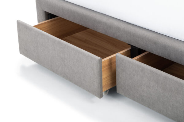 Fullerton 4 Drawer 135cm Double Bed  Grey - Image 5
