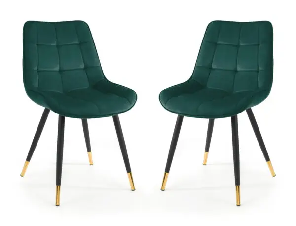 Set Of 2 Hadid Dining Chairs - Green - Image 2