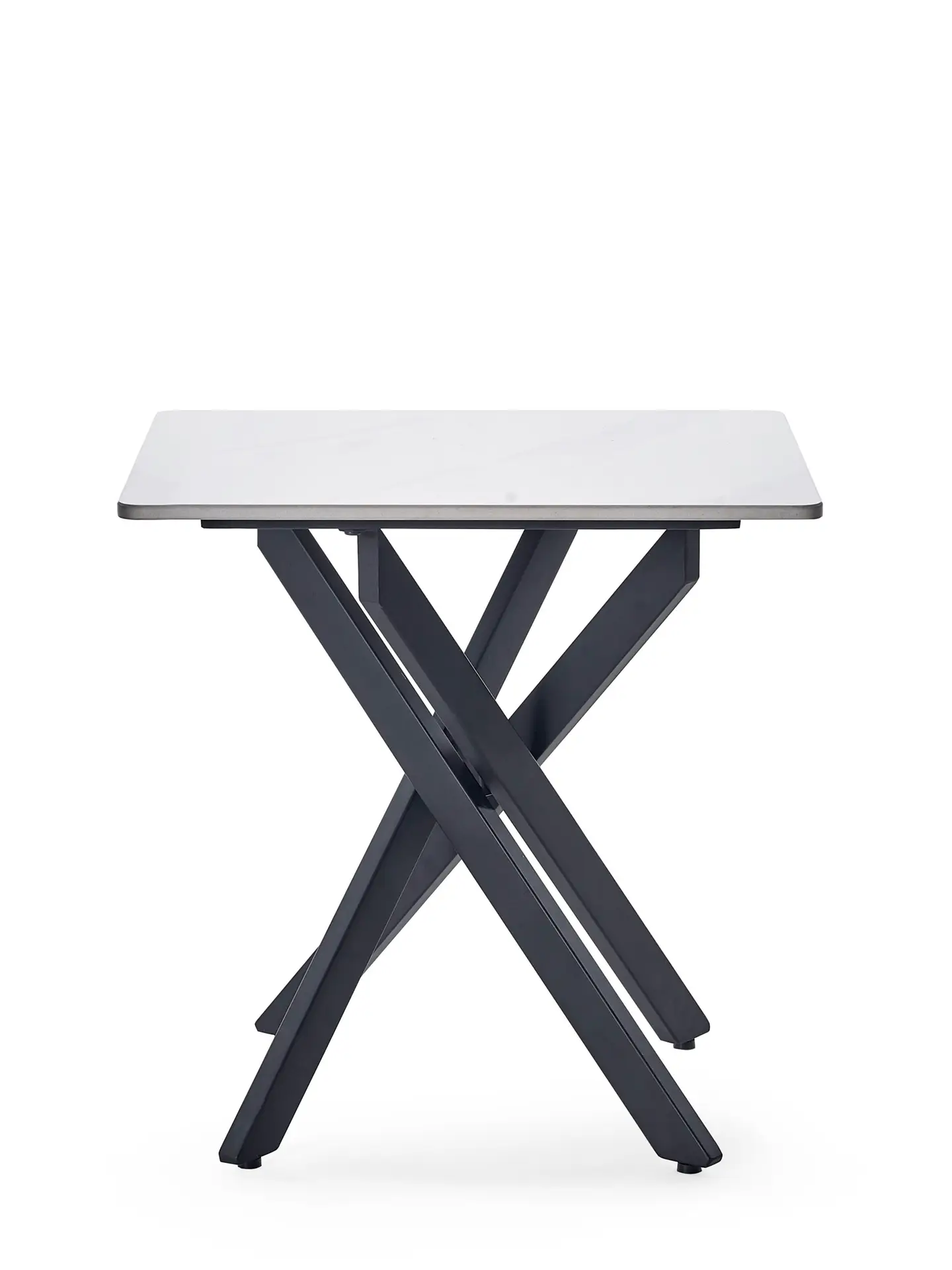 Bradley White Marble Lamp Table - Image 2