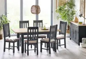 Bordeaux Dining Table and 6 Bordeaux Chairs