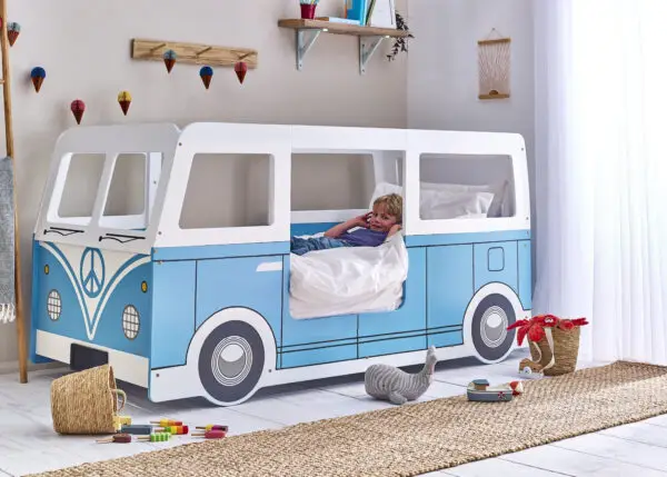 Campervan Bed - Light Blue - Image 2
