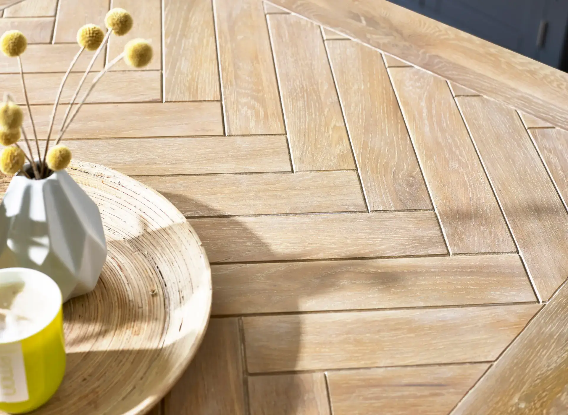 Bordeaux Extending Dining Table Dark Grey - Image 9