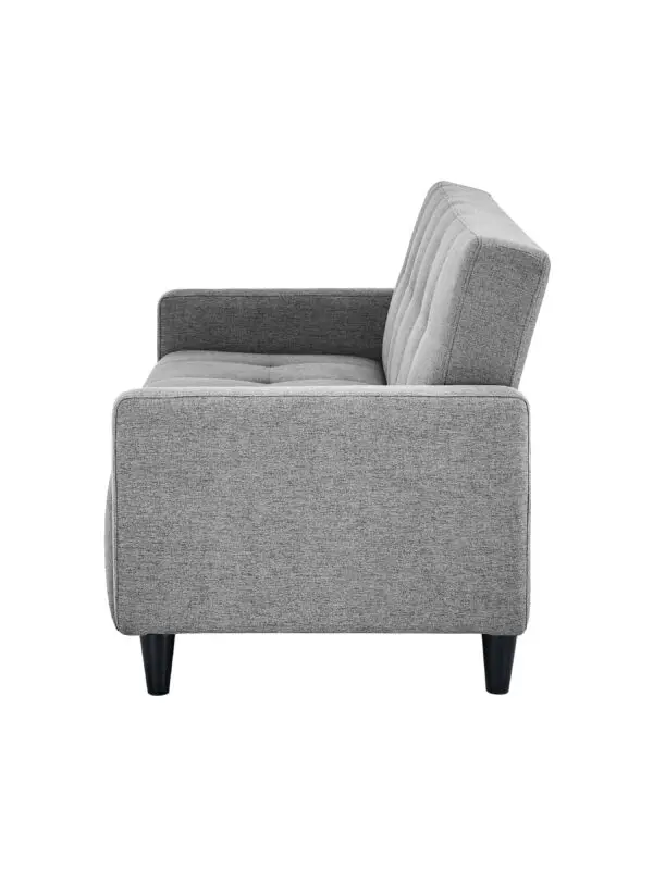 Alfie 3 Seater Grey Linen Storage Sofabed - Image 11