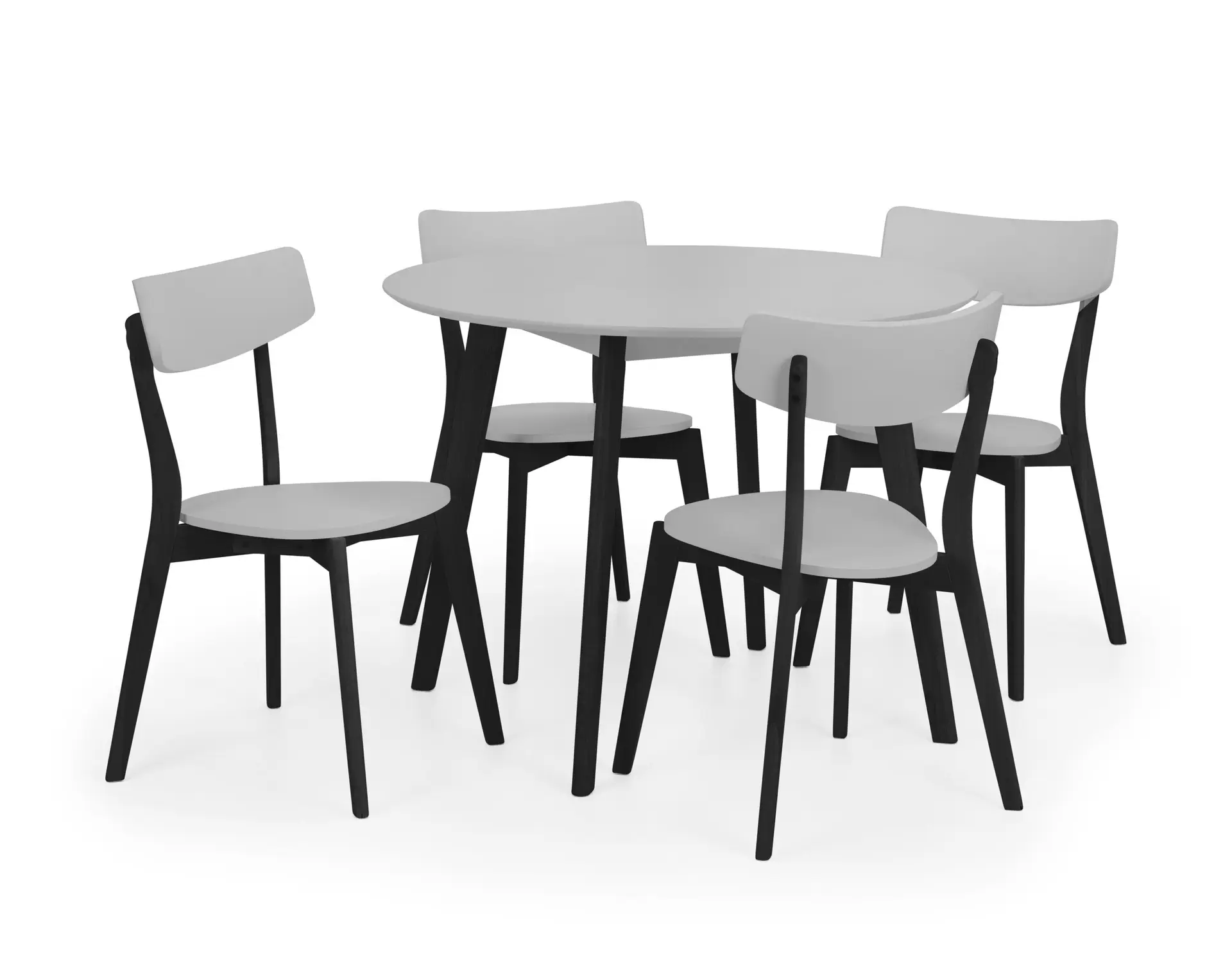 Casa Round Dining Table - Grey/Black - Image 4