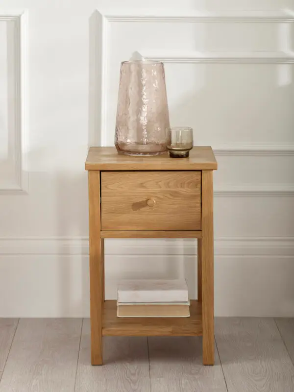 Coxmoor 1 Drawer - Oak - Image 2