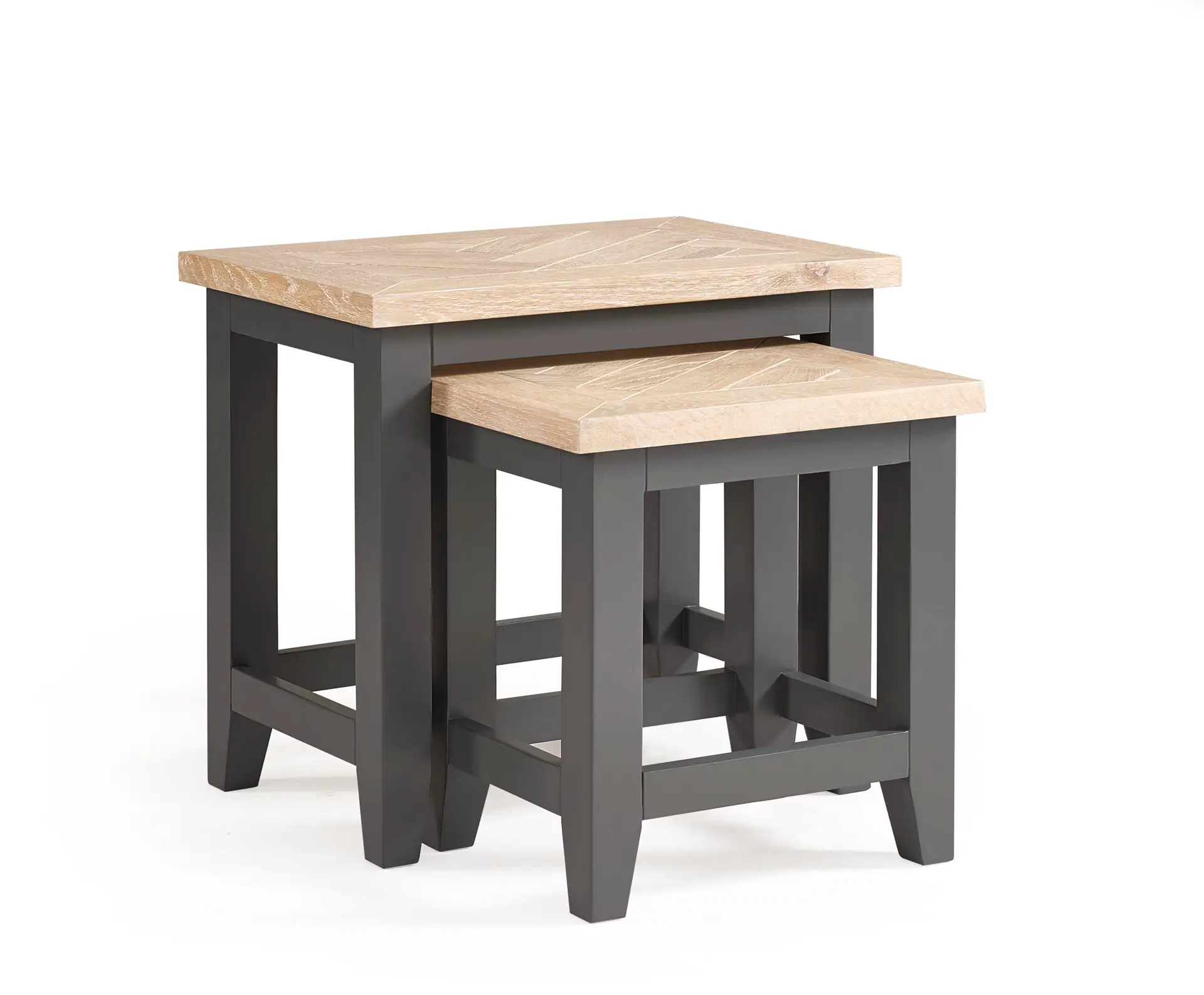 Bordeaux Nest Of Tables Dark Grey - Image 2