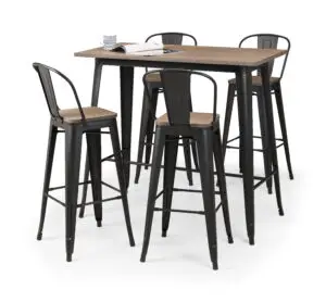 Grafton Bar Table and 4 Grafton Stools