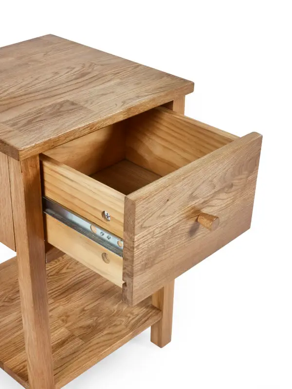 Coxmoor 1 Drawer - Oak - Image 8