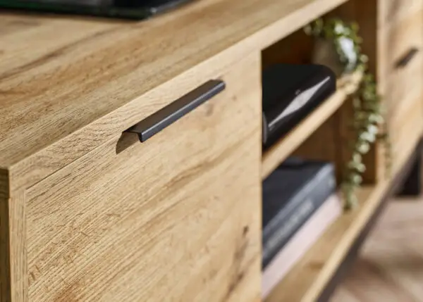 Bali Tv Unit - Light Oak - Image 6