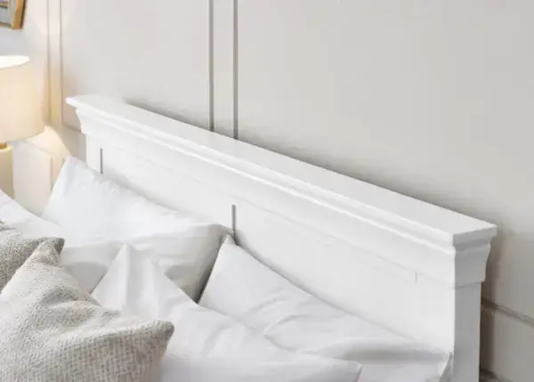 Clermont 150Cm King Bed - Surf White - Image 5