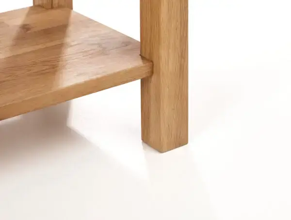 Coxmoor 90cm Console Table - Oak - Image 6