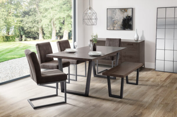 Brooklyn Dining Table - Dark Oak - Image 6