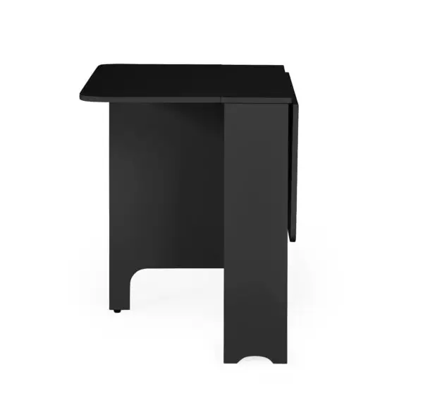 Gatan Small Gateleg Table With 2 Chairs - Black - Image 11