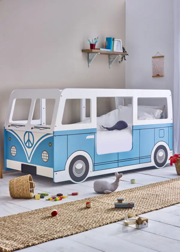 Campervan Bed - Light Blue
