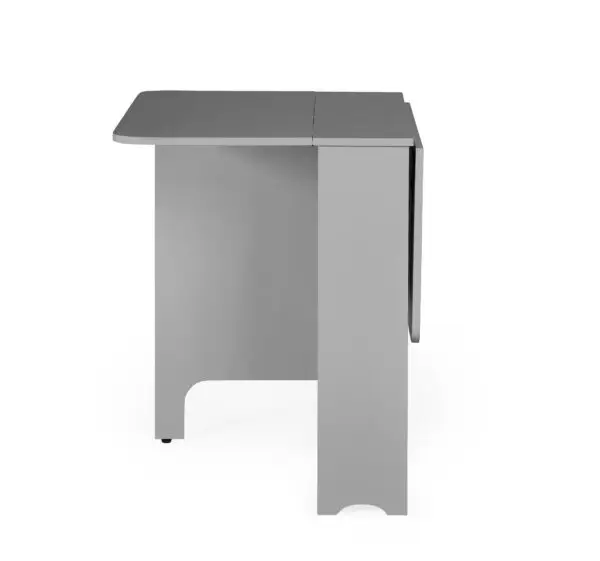 Gatan Small Gateleg Table With 2 Chairs - Grey - Image 9