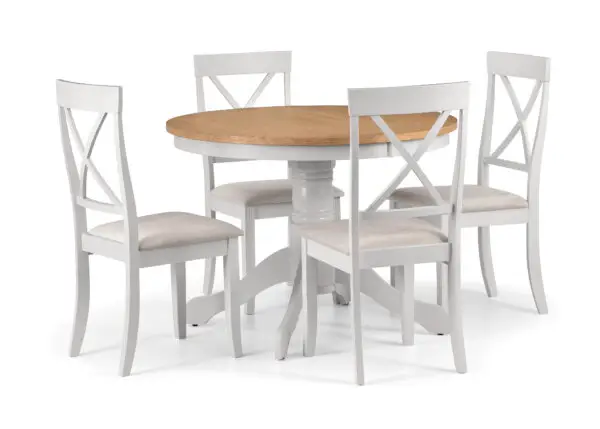 Set Of 2 Davenport Elephant Grey Dining Chairs - Image 6