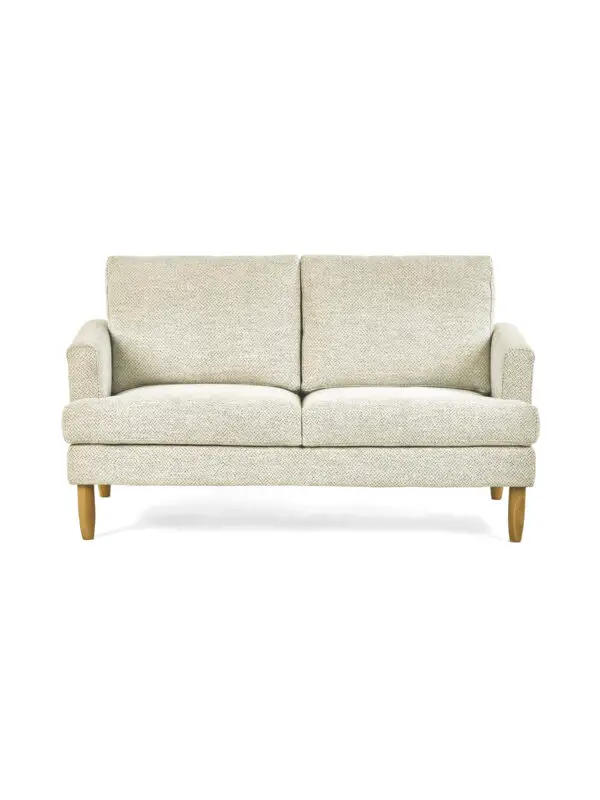 Daisy Beige Pearl Barley Upholstered Compact 2 Seater Sofa - Image 3