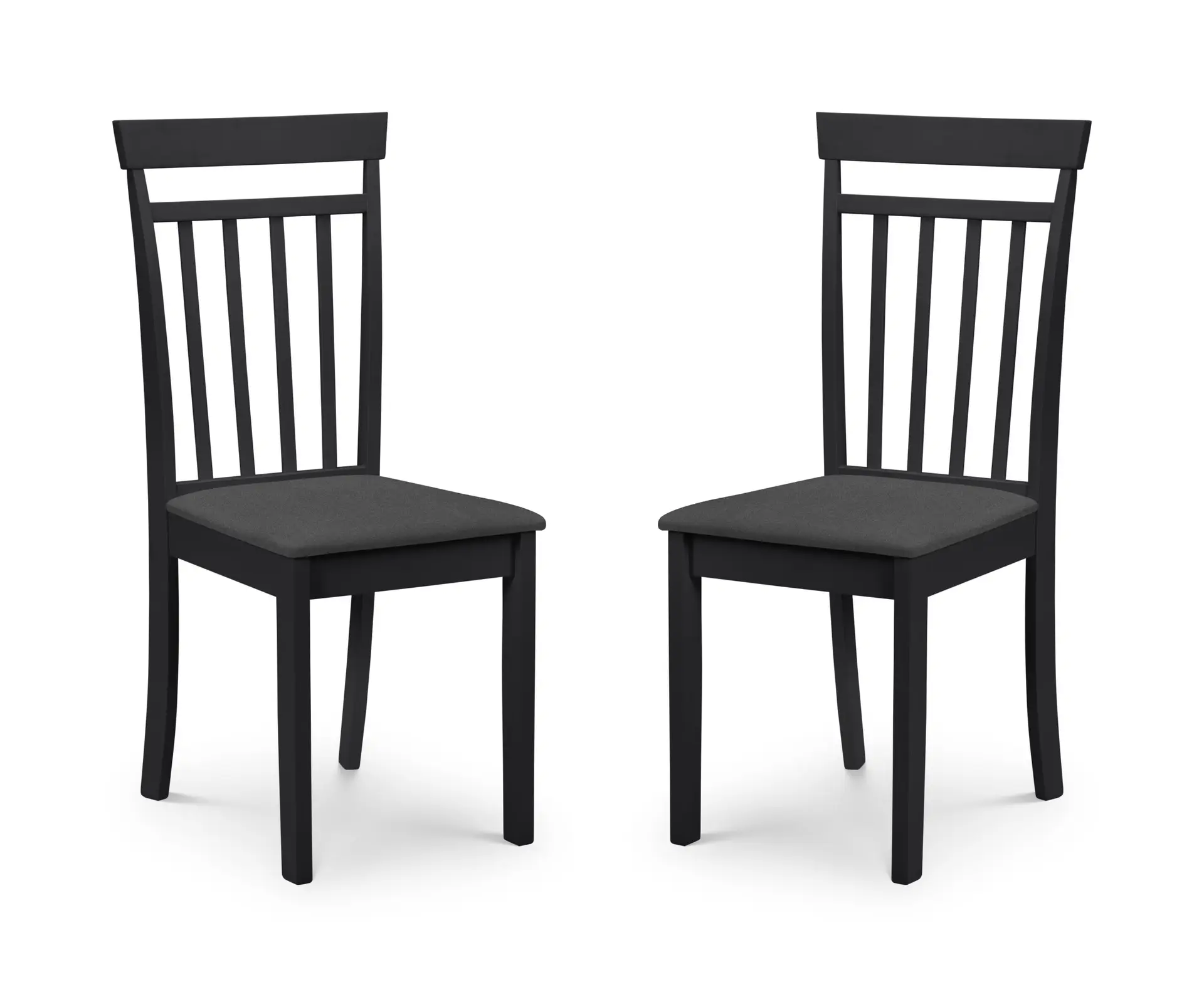 Set Of 2 Coast Black Dining Chairs - Image 2