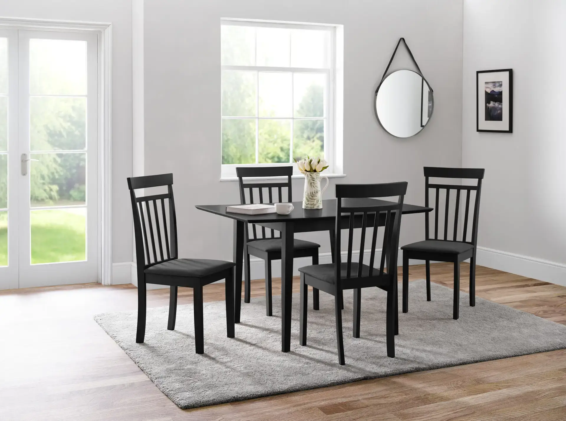 Set Of 2 Coast Black Dining Chairs - Image 8