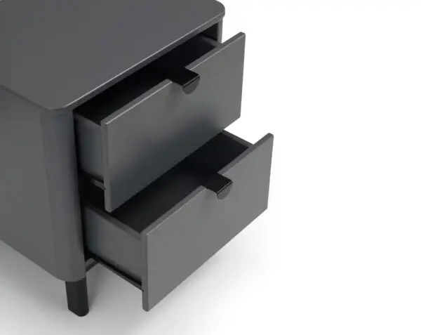 Chloe 2 Drawer Bedside - Image 6