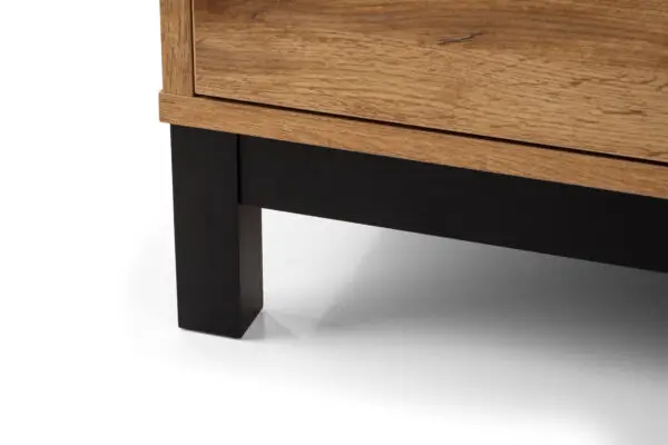 Bali 2 Door 1 Drawer Wardrobe - Light Oak - Image 8