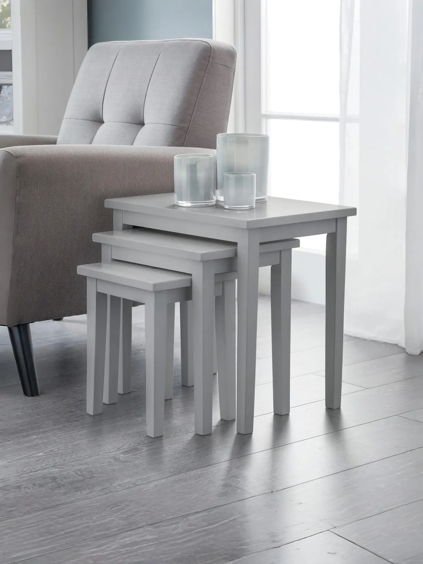 Cleo Nest Of Tables - Grey