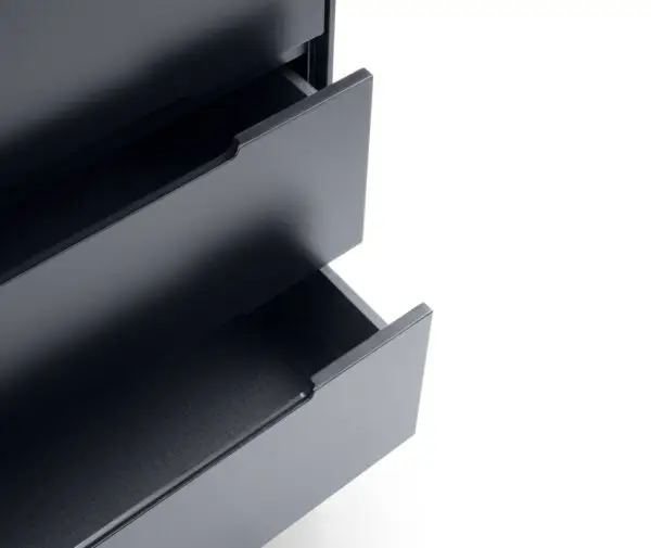 Alicia 6 Drawer Wide Chest - Anthracite - Image 8