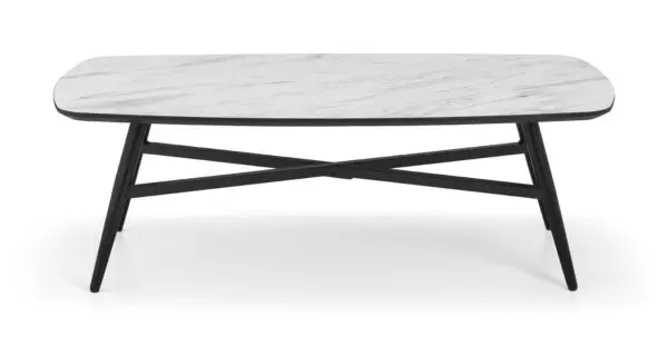 Caruso Marble Effect Coffee Table - Image 4