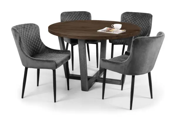Brooklyn Round Table - Dark Oak - Image 5