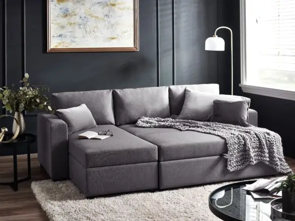 Angel Sofabed With Storage - Light Grey - Image 13