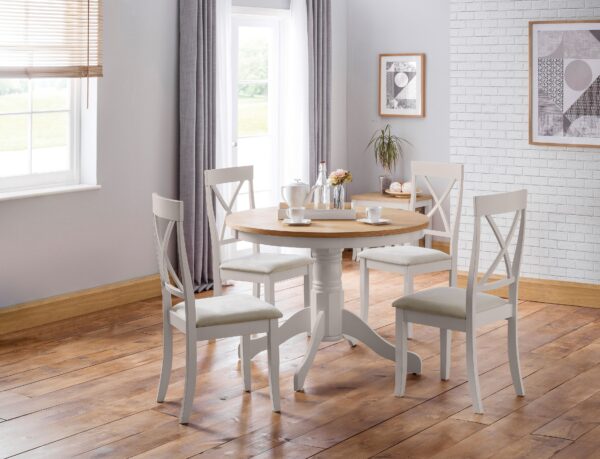 Set Of 2 Davenport Elephant Grey Dining Chairs - Image 9